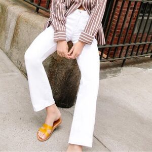 Favorite Daughter The Tommy Mid Rise Boyfriend 30 White Miami Relaxed Distressed